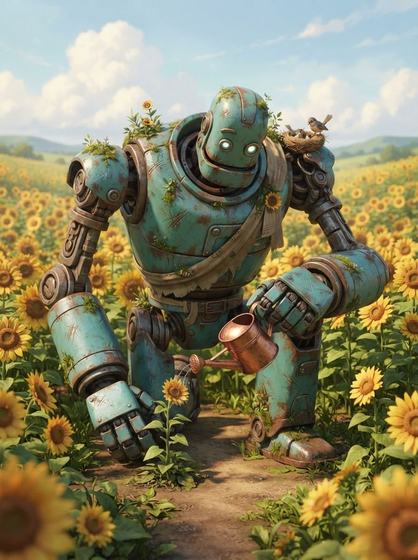 Illustration and 3D prompt example